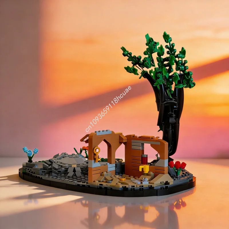 

700 деталей MOC Horizon Adventures: База Thunderjaw, конструктор, игрушка, рождественский подарок, развивающий конструктор, строительные блоки