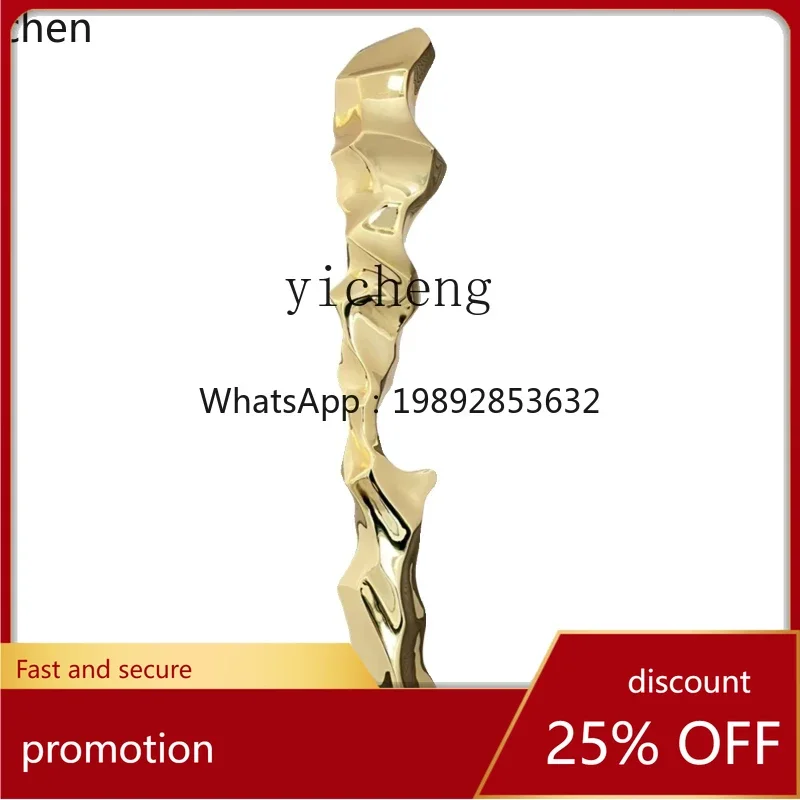 

YFY large sculpture ornaments handicrafts hotel lobby aisle entrance niche floor sales office electroplating artwork