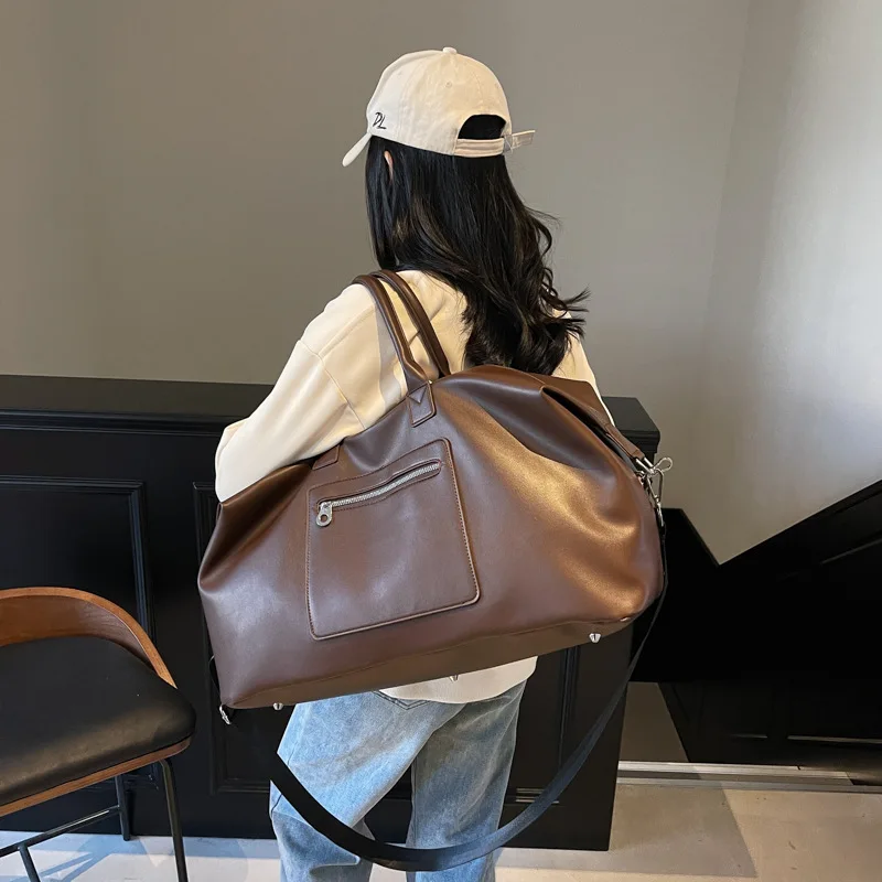 

Fashionable Crossbody Bags for Women Portable Travel Bag Large Capacity Simple Armpit Bag Carry on Luggage Duffle Bag Сумка Sac