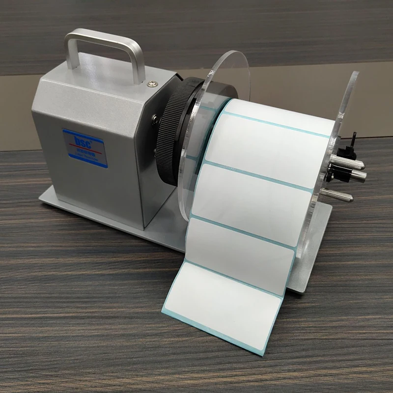 BSC Brand Coreless Label Rewinder Machine Bsc=X5S Label Auto Rewinder Barcode Label Rewinde