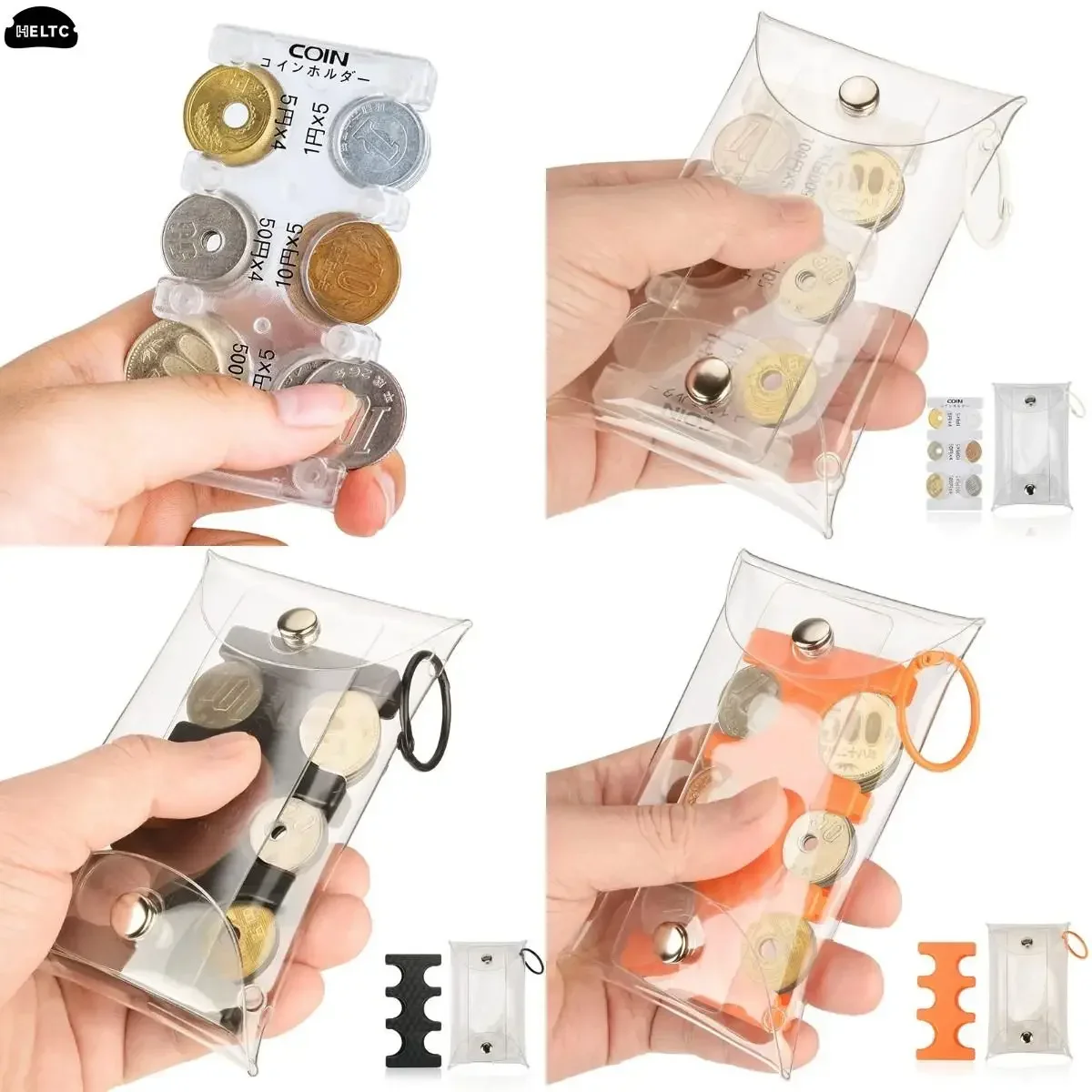 1PC Coin Dispenser Collection Purse Wallet Organizer Holder For Car Coin Changer Holder Mini Japan Coin Dispenser Storage