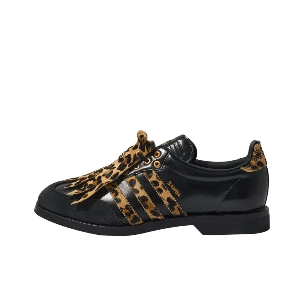 Adidas Originals Samba Leather Casual Shoes Unisex Black KK2824