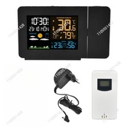 3391 Color Screen Weather Forecast Time Projection Alarm Clock Weather Station LED Temperature Humidity Digital Electronic