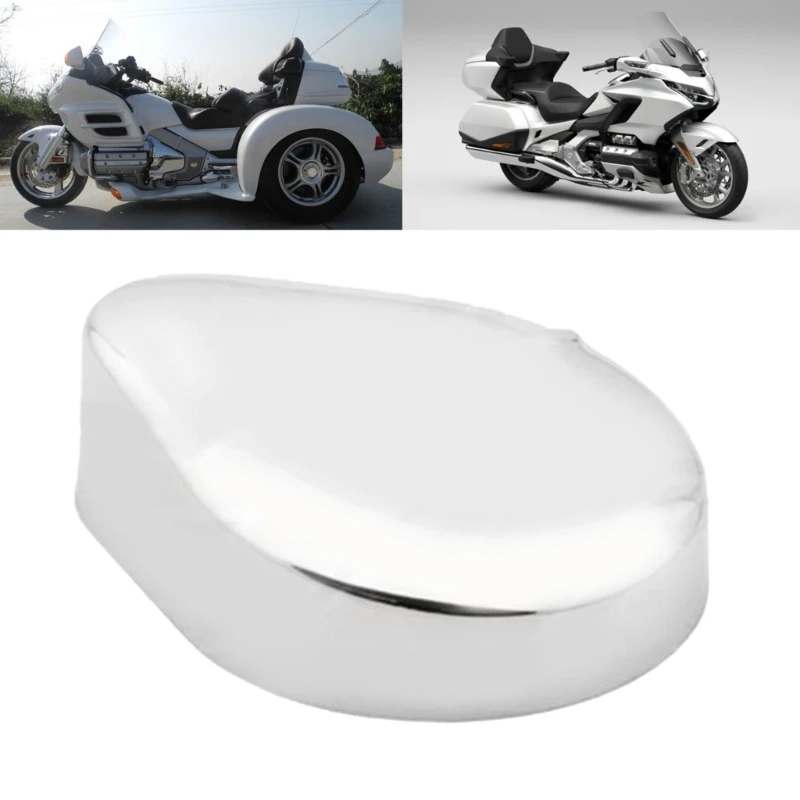 الزخرفية الروتاري دفع لبدء غطاء أزرار دراجة نارية ملصق مفاتيح الإشعال غطاء ل GL1800 2001 ‑ 2011 X37F #1