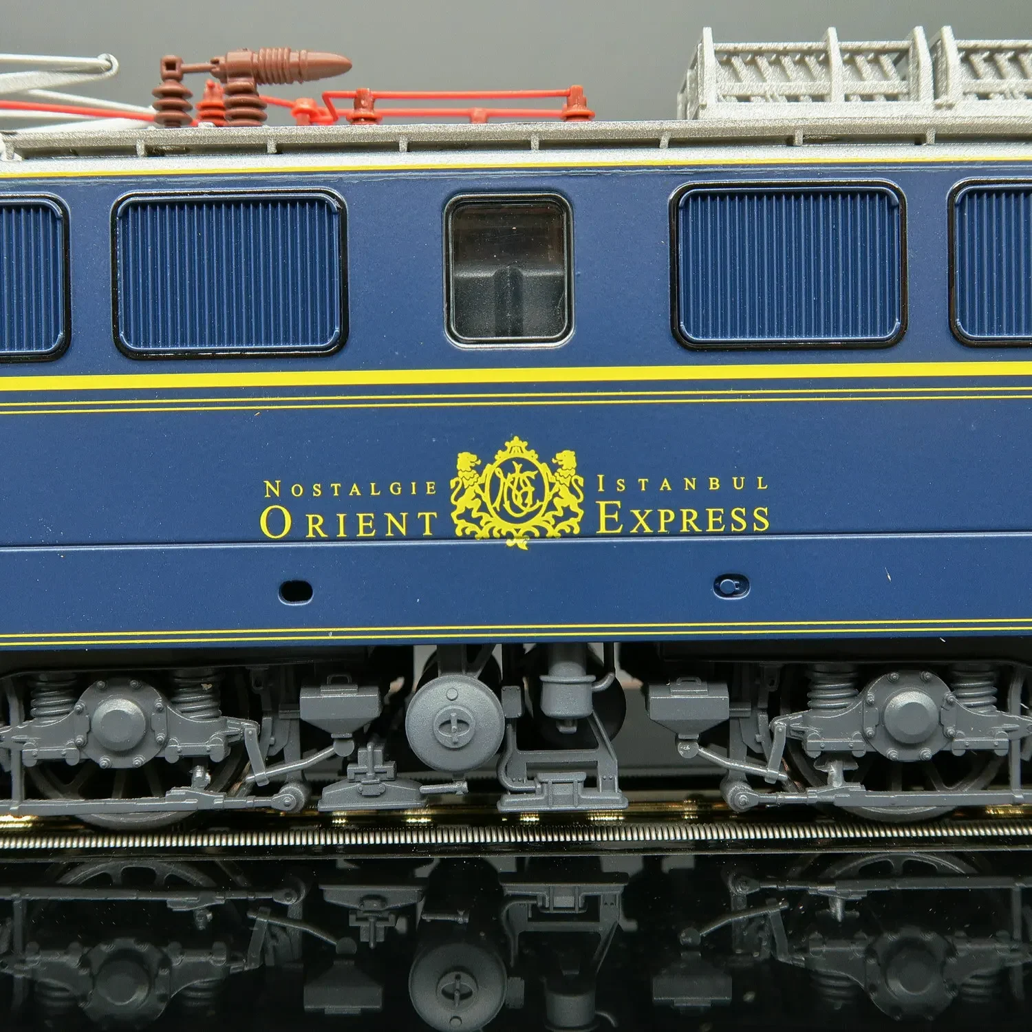 BRAWA Train Model HO Type 1/87 AE477 Electric Locomotive Digital Sound Effect Orient Express Classic Rail Car