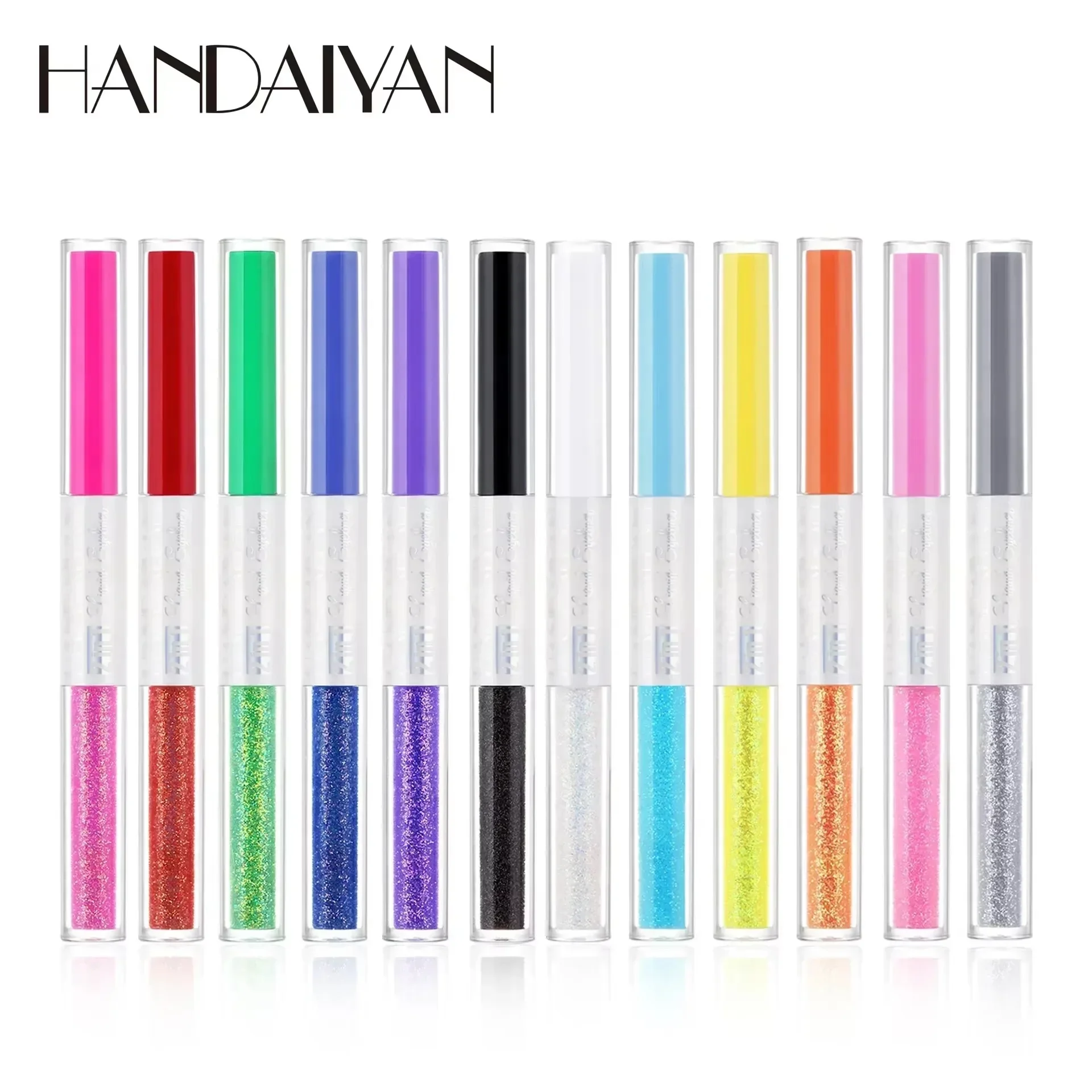 8 Colors Thin Pearlescent Eyeliner Liquid Pencil Shiny Silkworm Eye Shadow Stick Lasting Smooth Glitter Eyeliner Makeup
