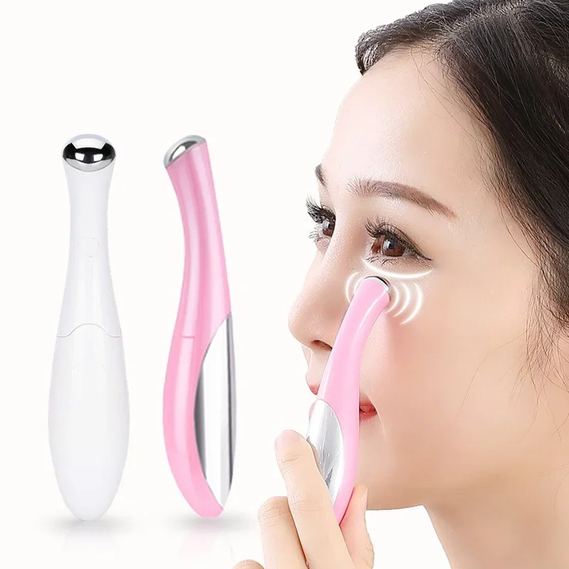 

Mini Handheld Electric Vibrating Eye Facial Massage Pen Anti-aging Wrinkles Dark Circles Removal Skin Rejuvenation Skin Care Too