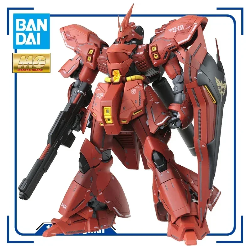 BANDAI MG 1/100 NEO ZEON MSN-04 SAZABI Ver.KA MOBILE SUIT GUNDAM Assembly Model Action Toy Figures Anime Gift