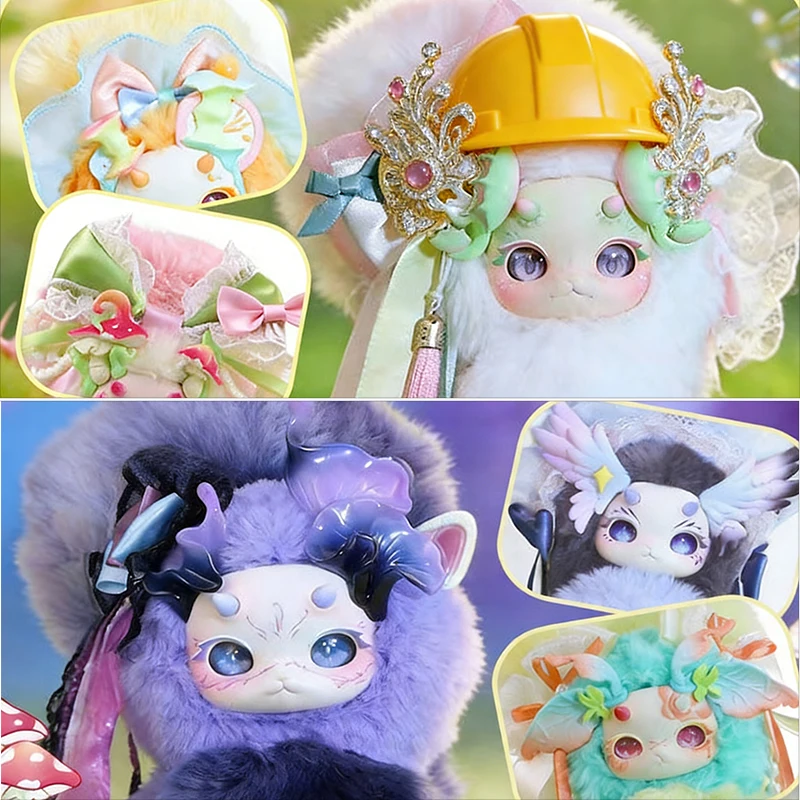 Tutulong V5 Series Blind Box Cat Dragon Dark Forest Series Blindbox Fantastic Creatures Vinyl Plush Anime Doll Surprise Bag Toys - view 2