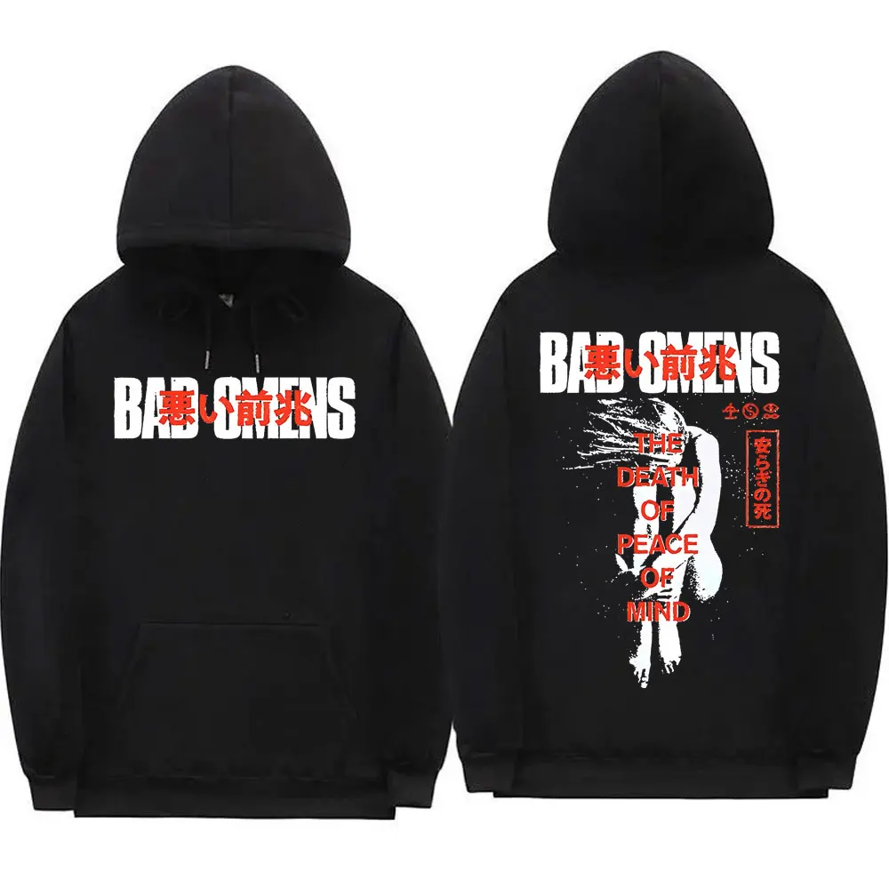 Bad Omens A Tour of The Concrete Jungle Tour Hoodie Men's Women's Rock Hip Hop Vintage Pullovers Fashion Casual Loose Sweatshirt