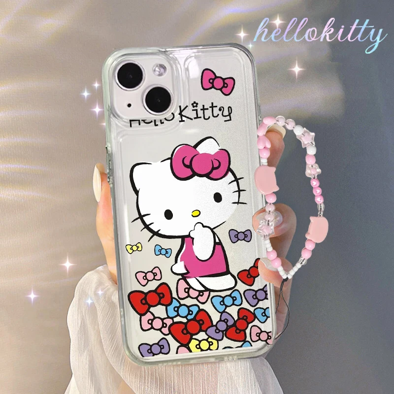 Cute Hello Kitty Cartoon Case For Honor X8 X8A X7 90 70 X7A X6 X6A X7B X9B X8B X6S X9 X9A 9X 50 20 10i Magic 4 5 6 Lite Cover