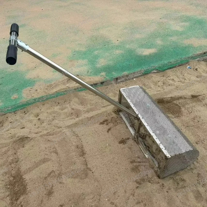 

Beach Sand Rake Hourglass Shovel Outdoor Sand Cleaning Tool Garden Landscape Rake