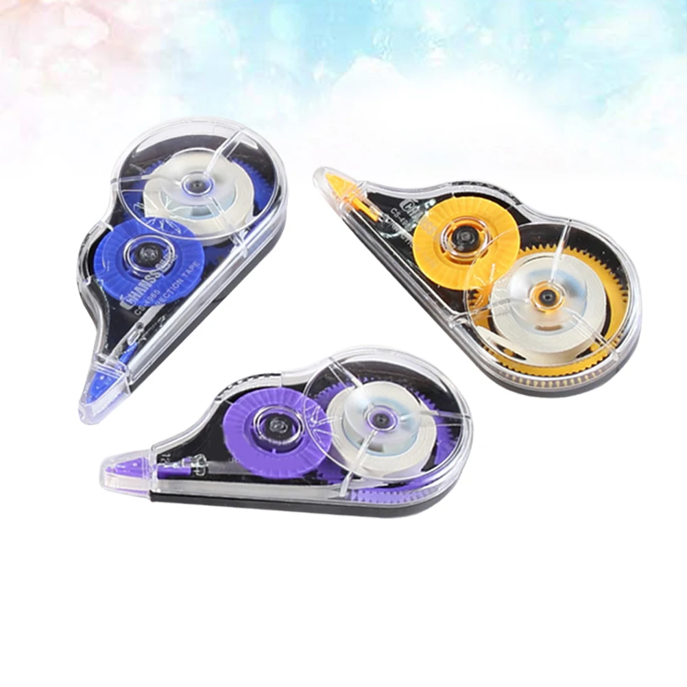 

12 Pcs Correction Tape for Kids Students School Supplies Office Children Roller Easy to Use Cover Mistakes for Ballpoint