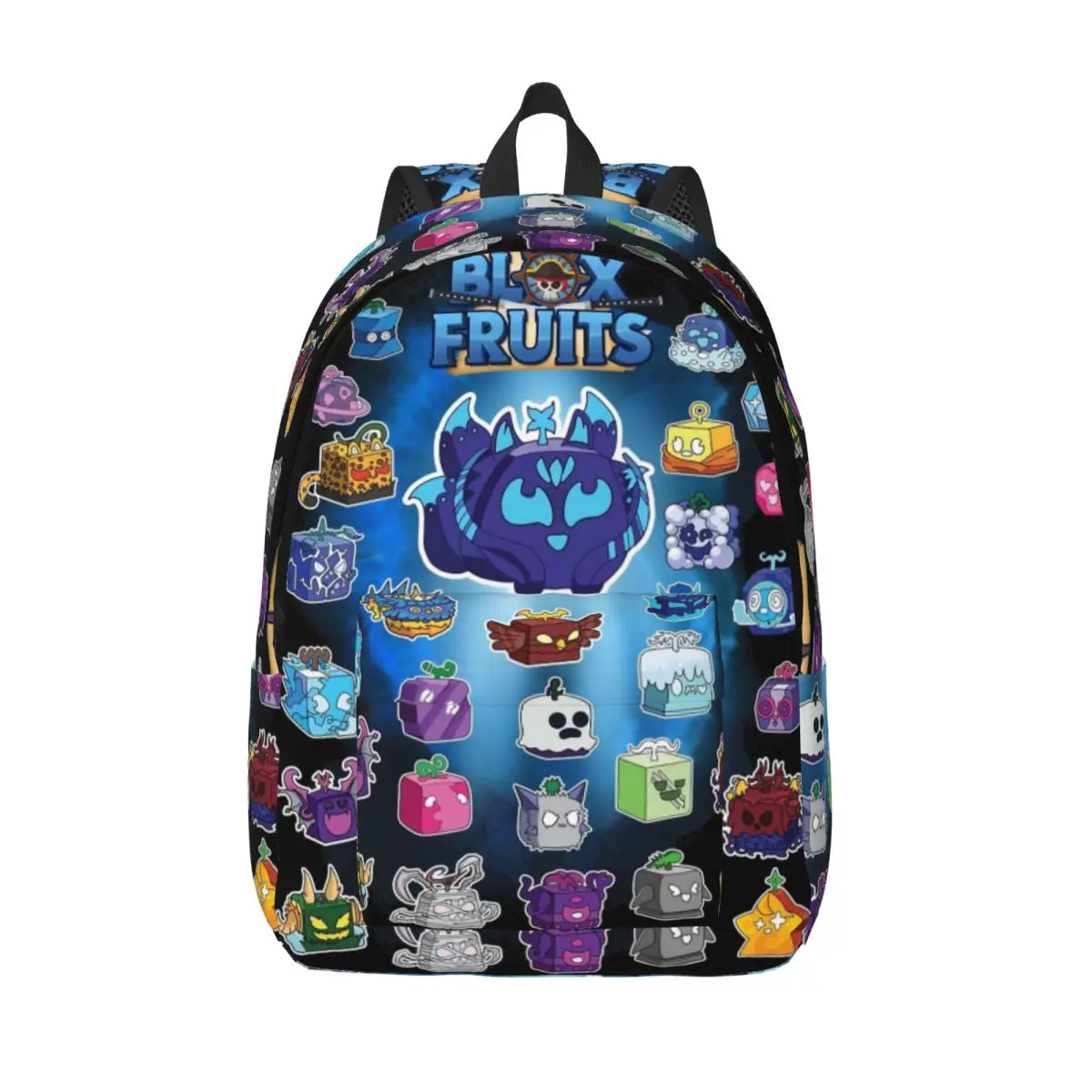 

B-Blox Kitsune All Characters Fruits Backpack for Men Women Student Business Daypack Game Cartoon Laptop Shoulder Bag Outdoor