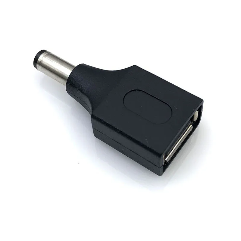 2/4/10PCS USB Female To DC 5.5*2.1mm/5.5*2.5mm Male Plug Power Charging Head Connector Data Transmission A3
