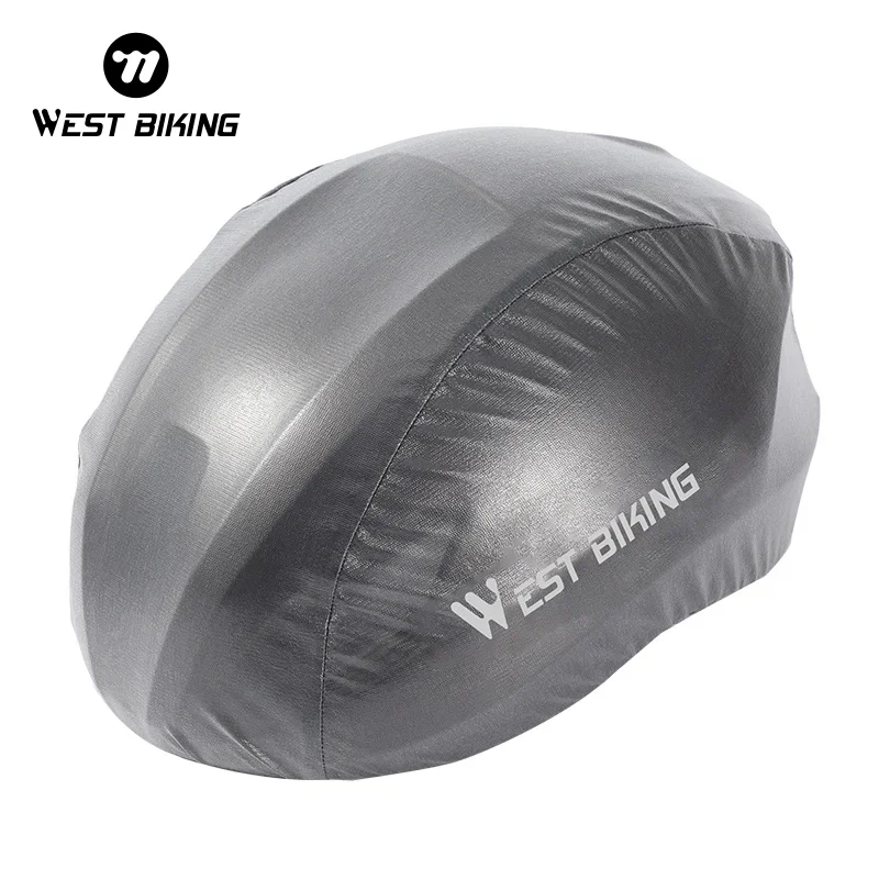 WEST BIKING Ultralight Bicycle Helmet Cover Waterproof Reflective Dustproof Rain Cover Mountain Road Bike Cycling Helmet Covers