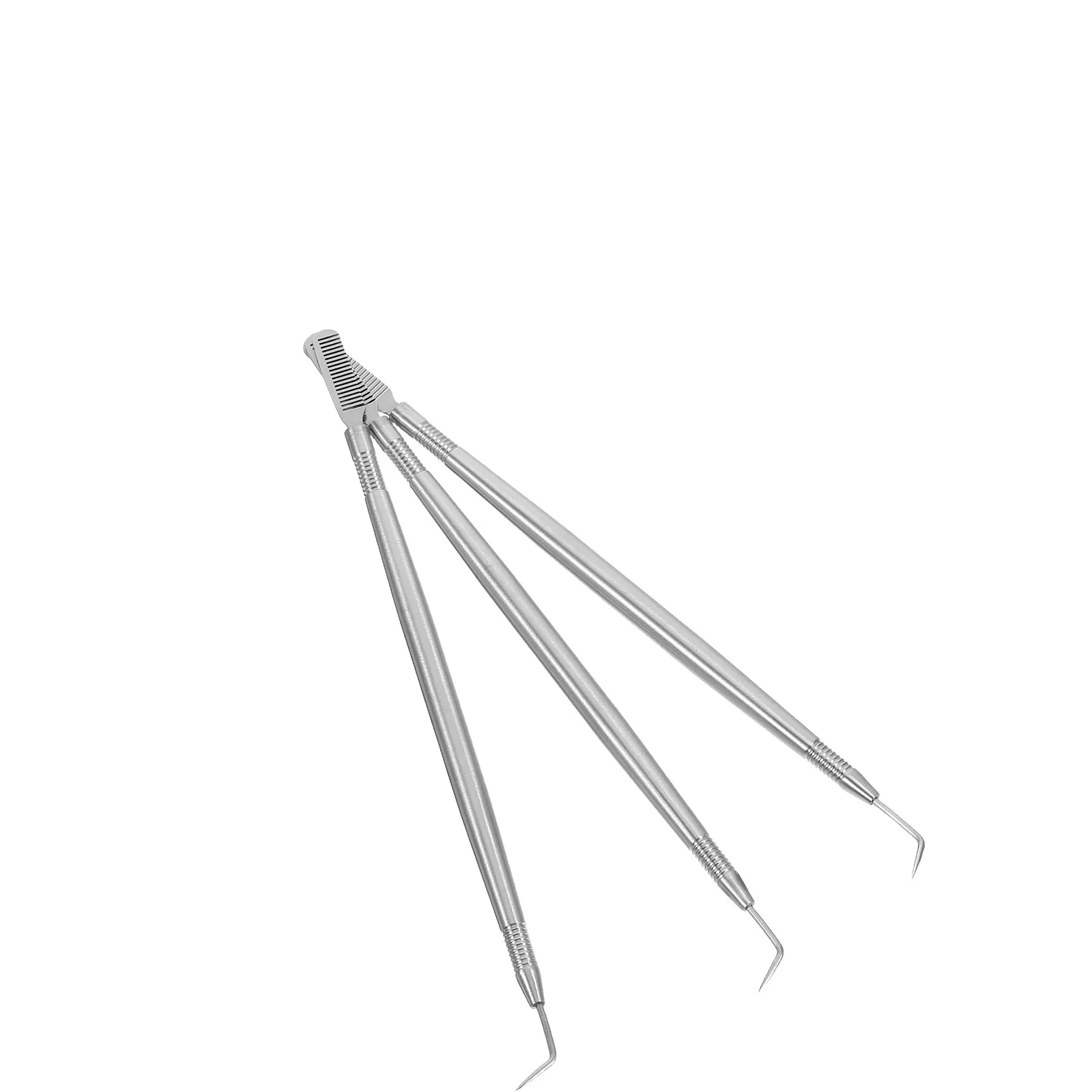 3Pcs Lash Separator Eyelash Lift Tool Stainless Steel Lash Comb Professional Eyelash Applicator for Curling Tinting Extension