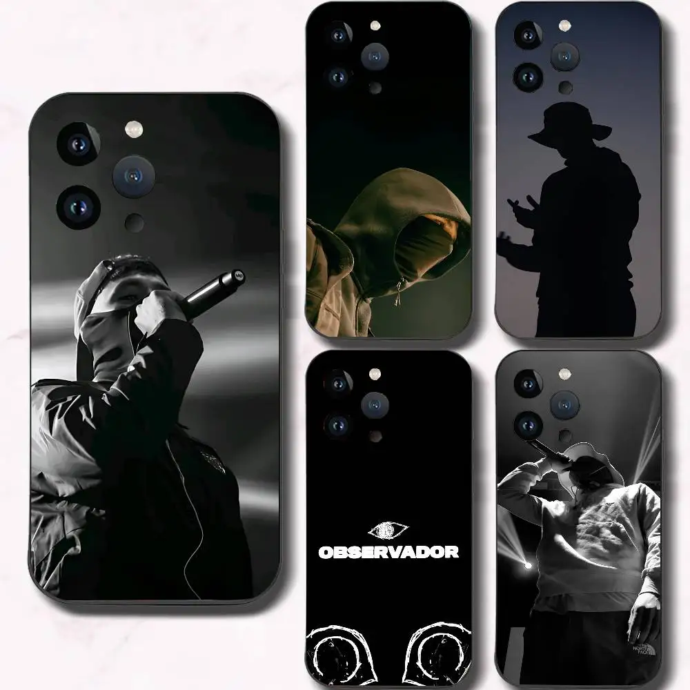 Singer B-Beny Jr Phone Case Black Silicone Soft Shell For IPhone 17 16 15 14 13 12 11 Air Pro Max Plus Hot Sale