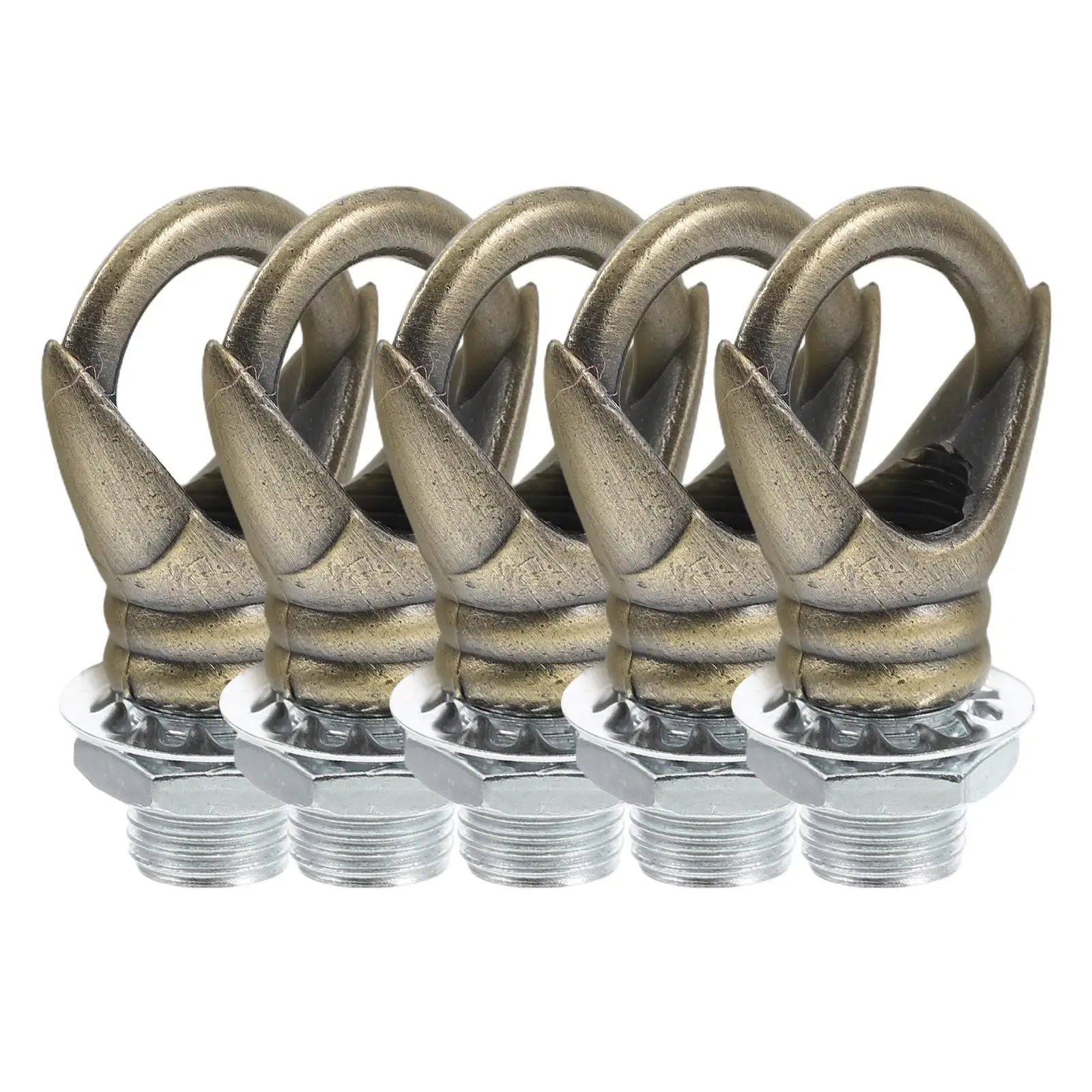 

5 pcs Lamp Birdcage Flower Basket Wall Hook Iron Hanger Bracket for Plants Outdoor Garden Strong Metal Reusable Hooks