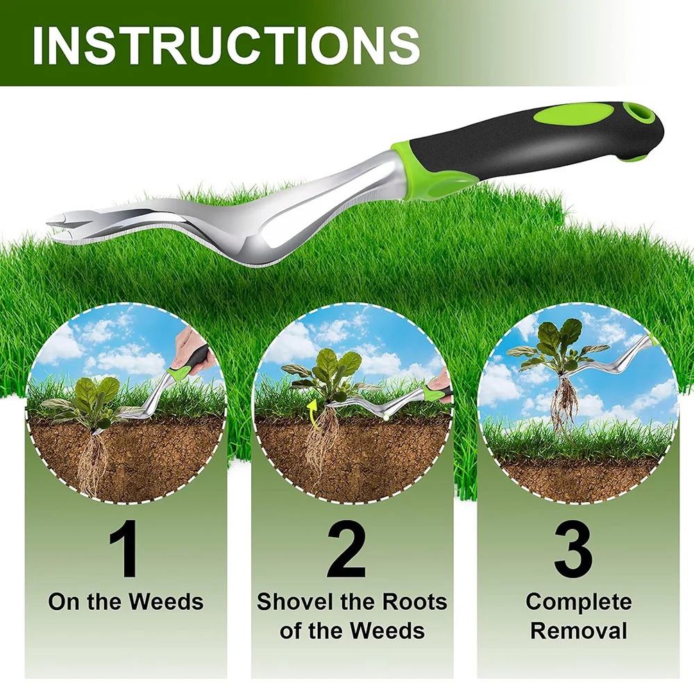 Ergonomic Hand Weeder Tool Weed Puller for Garden And Farmland Digger with Comfortable Handle Efficient Weed Removal And Transpl
