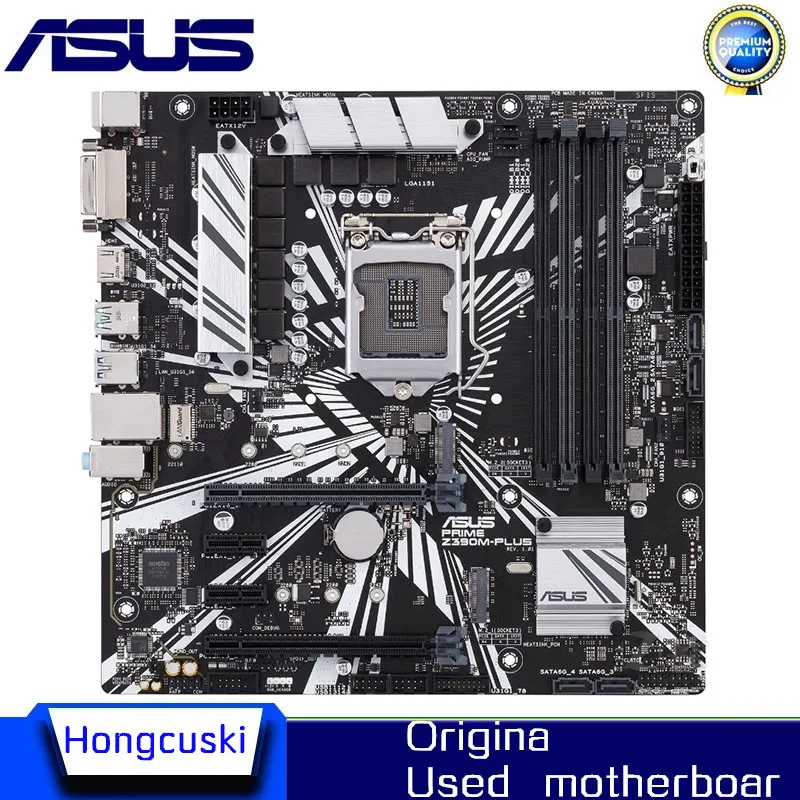

Asus PRIME Z390M-PLUS Z390M PLUS Z390 DDR4 Motherboard LGA 1151