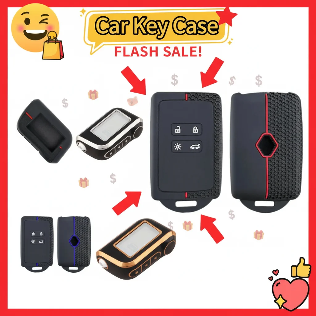 Silicone Key Case For Starline A93 A63 For Renault Austral Two Way Car Alarm Remote Controller Key Fob Cover Shell Car Key Acces