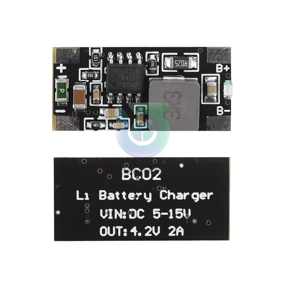 18650 21700 Lithium Battery Charge Module 4.2V 2A Lithium Battery Fast Charging PCB Board With LED Indicator