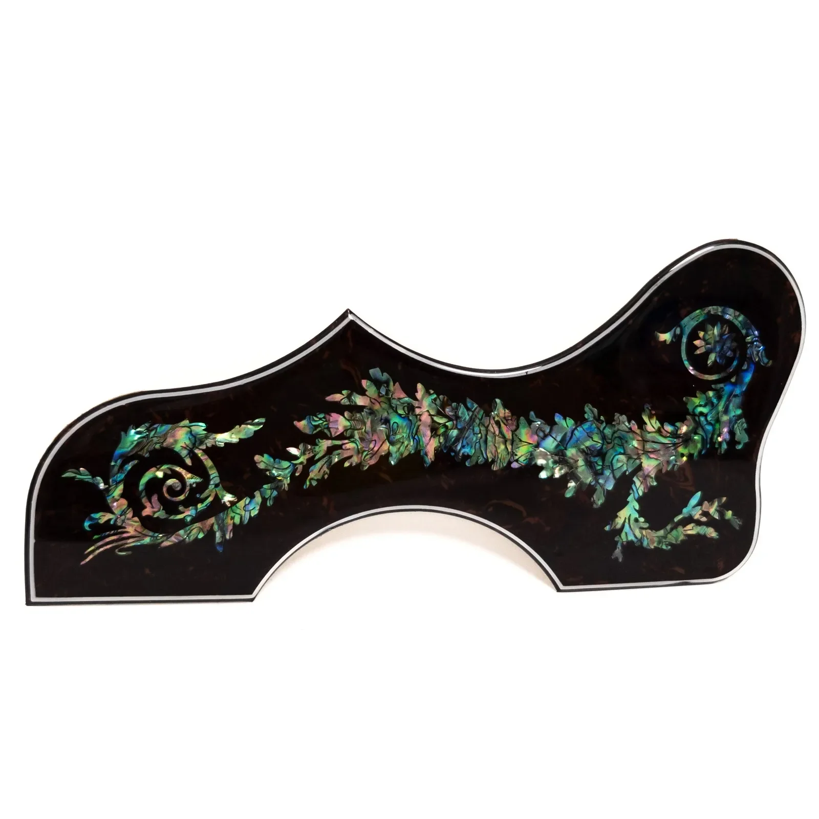 J200 SJ200 Acoustic Guitar Pickguard with Abalone Shell Inlay, 2MM Thick Self Adhesive for 41-42 Inch Jumbo Style Guitar
