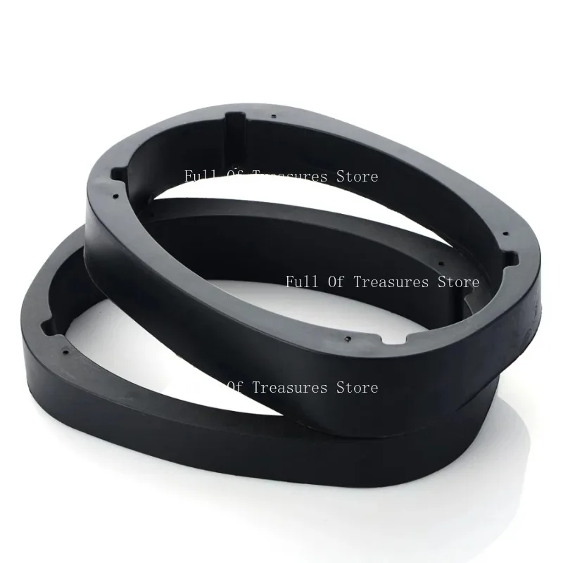 2pcs Universal 6 x 9 Inch Car Audio Stereo Speaker Adapter Mount Black Spacer Rings Bracket Holder