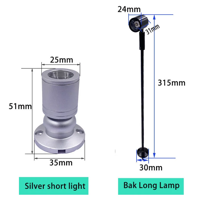 Imagem -06 - Luzes do Armário Led Reguláveis Usb 5v Rgb Downlight para Exibição do Modelo Counter Wine Garage Kit Estojo de Exposição Prateleira Mini Spotlight