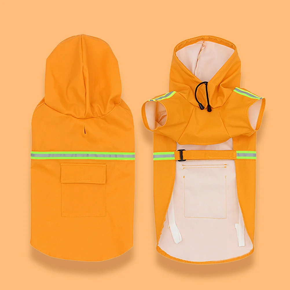 

Dog Raincoat Waterproof Reflective Lightweight Packable For Large Medium Small Dogs Outdoor Walking Safety Puppy Accessories