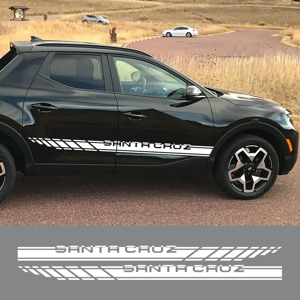 

Car Door Side Stripes Sticker For Hyundai Santa Cruz Truck Graphics Stripes Decor Decals Decoration Auto Tuning Accessories