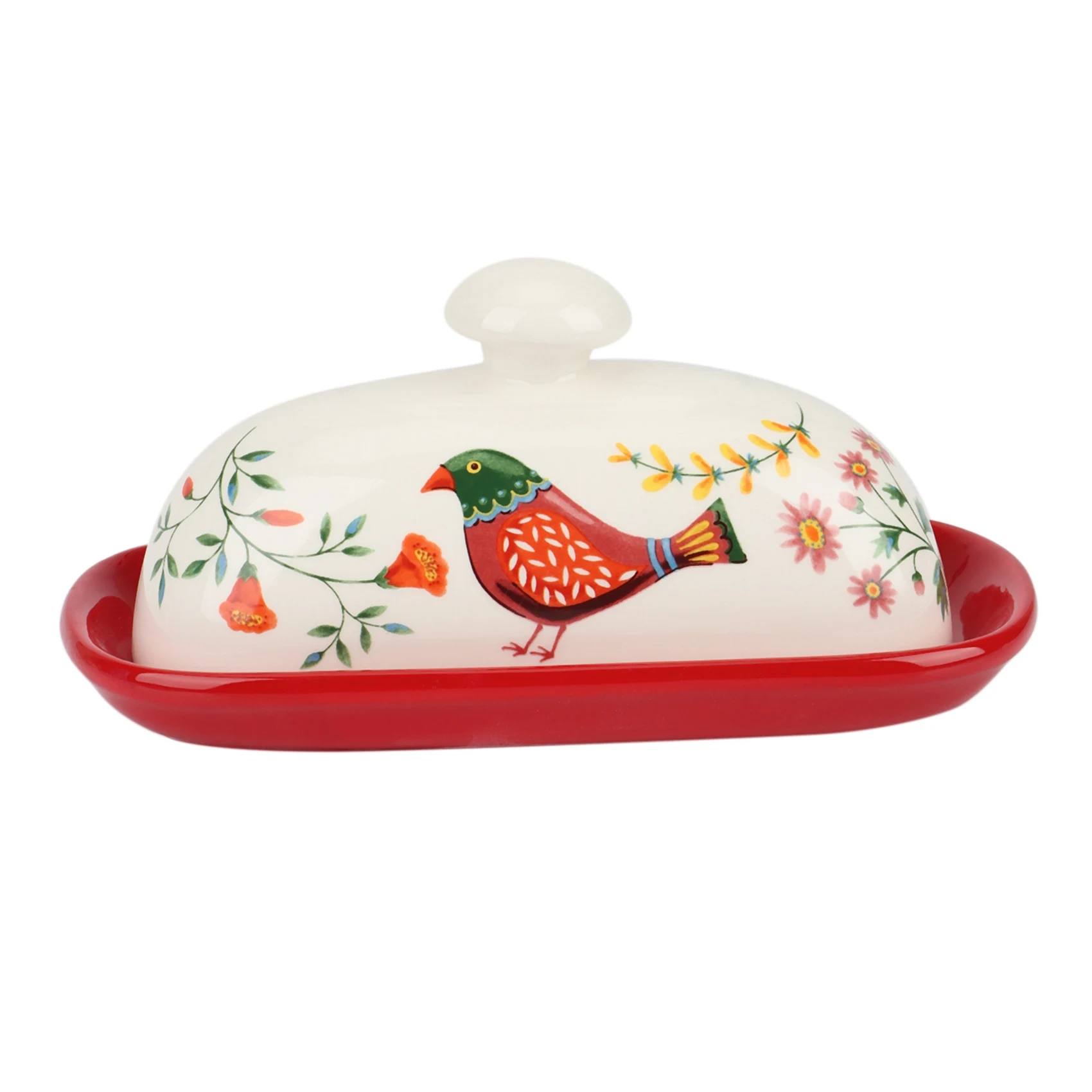 VEHO-Food Container Butter Plate With Lid Kitchen Tableware Cheese Dish Butter Box With Lid Butter Dish Cheese Box