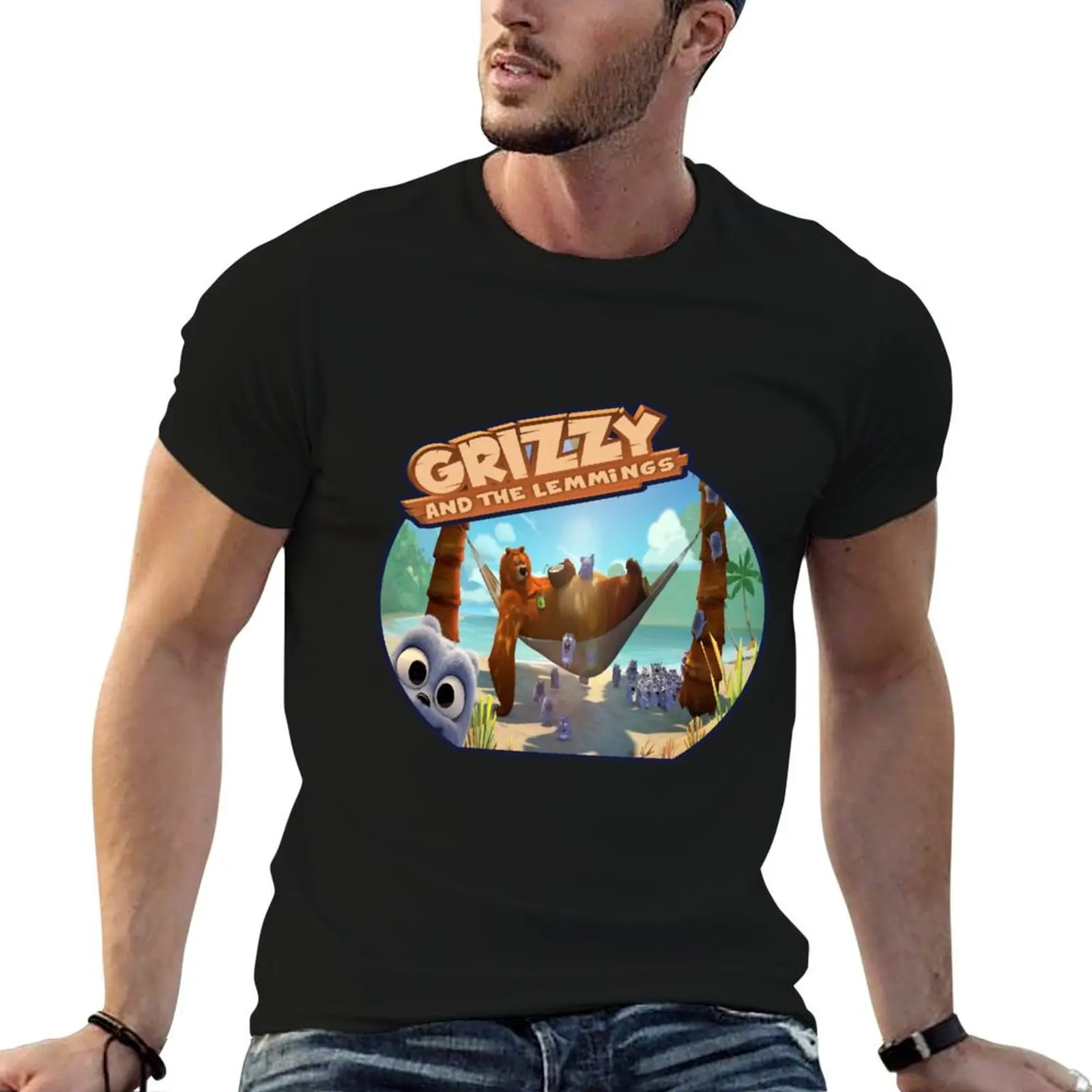 

prints man shirts the shirt t grizzy t shirt T-Shirt with man lemmings cotton t and luxury