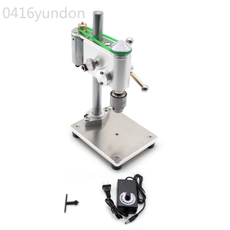 

Micro Bench Drill Mini Drilling Machine With Speed Adjustable Power Adapter 0.3-4MM Three-Jaw Chuck Precision Watch Repair Tools