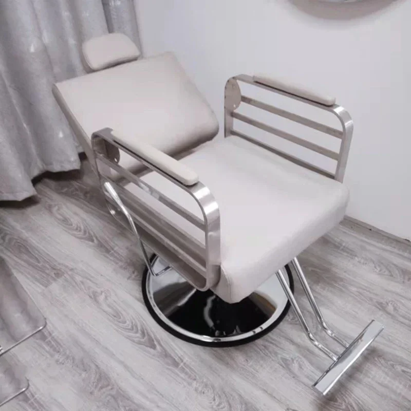 

Women Reclinable Barber Chair Luxury Personalized Professional Designed Barber Chair Salon Tattoo Silla Barberia Commercial