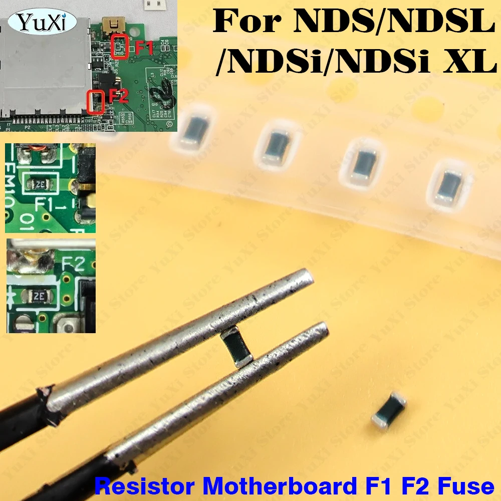 For NDSL 3DS LL Touchscreen Ribbon Port Socket Volume ON OFF Button Power Switch Key SMD F1 F2 Mainboard Fuse For GBA SP Repair - view 4