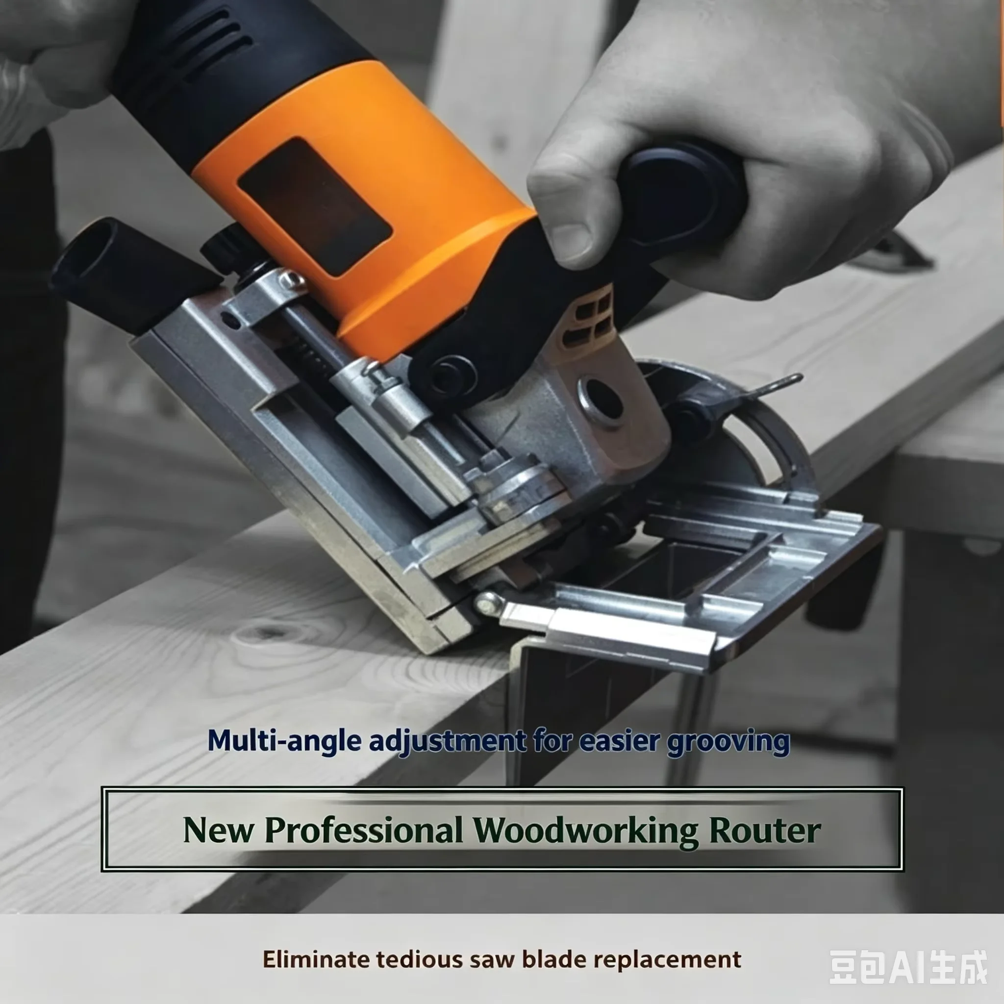 220V 760W Electric Wood Biscuit 11600rpm Joiner Woodworking Tenoning Machine Groover Power Tool EU Plug