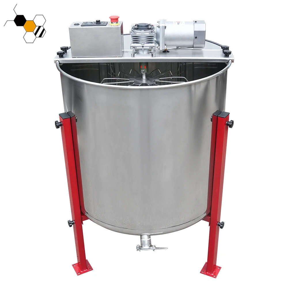 

Bee Keeping Electric Motor Honey Separator 8 Frames Honey Extractor Machine Automatic