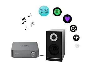 Configure your device and music account, and play Hi-Res music. 