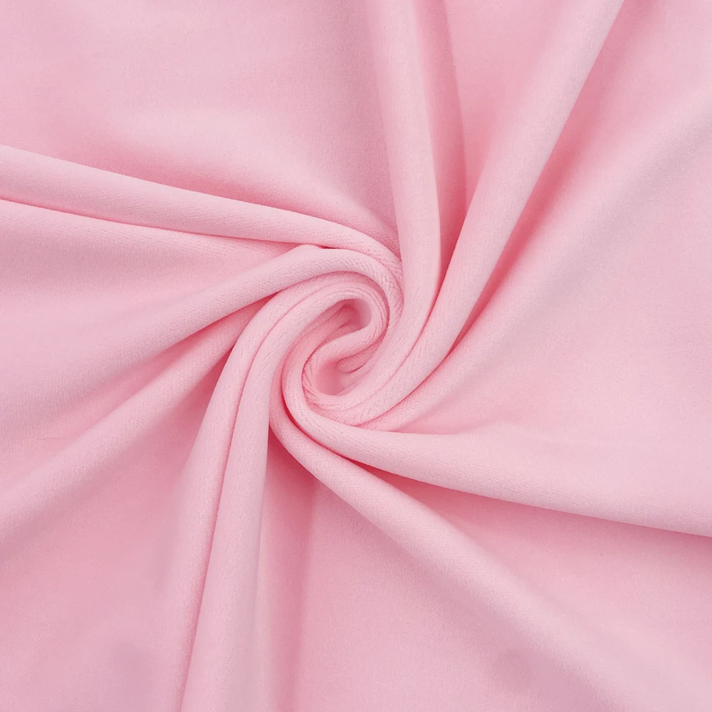 Stretch Plush Fabric, 40 Colors for DIY Sewing