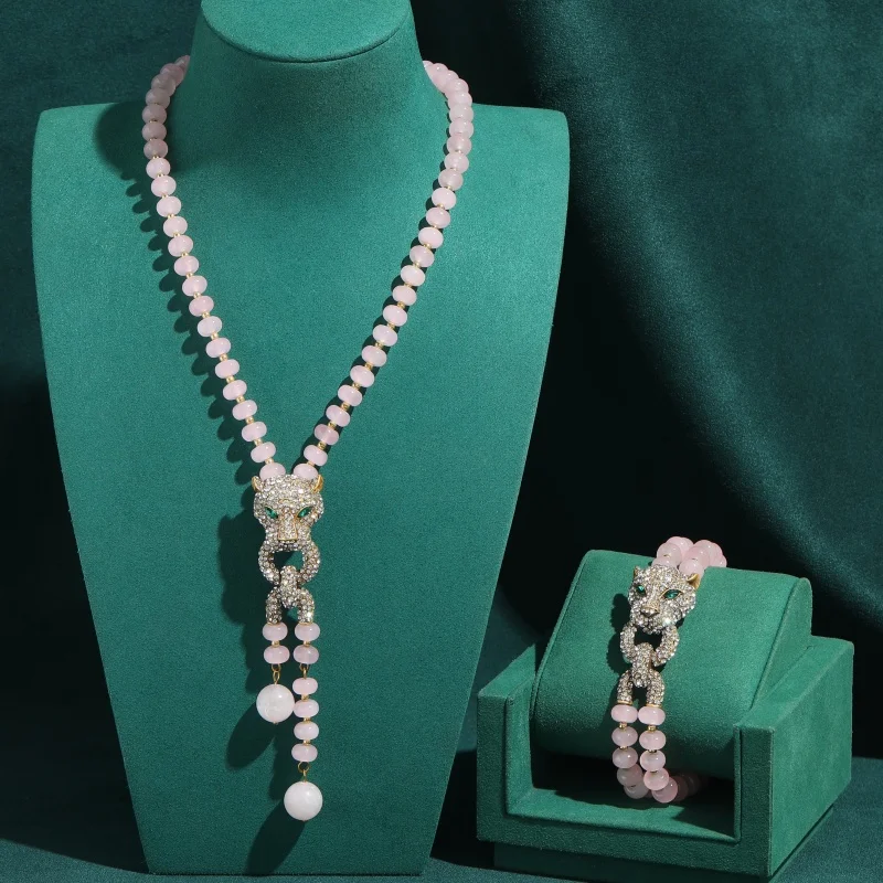 vintage-pink-beads-rhinestone-leopard-head-tassels-jewelry-sets-green-brand-luxury-necklace-bracelet-classic-gift-accessories