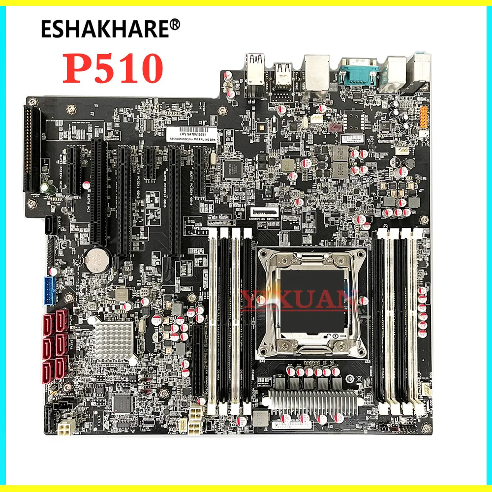 

00FC922 00FC921 For Lenovo Thinkstation P510 Workstation Motherboard LGA2011 REV: 1.1 V4 fully tested good quality