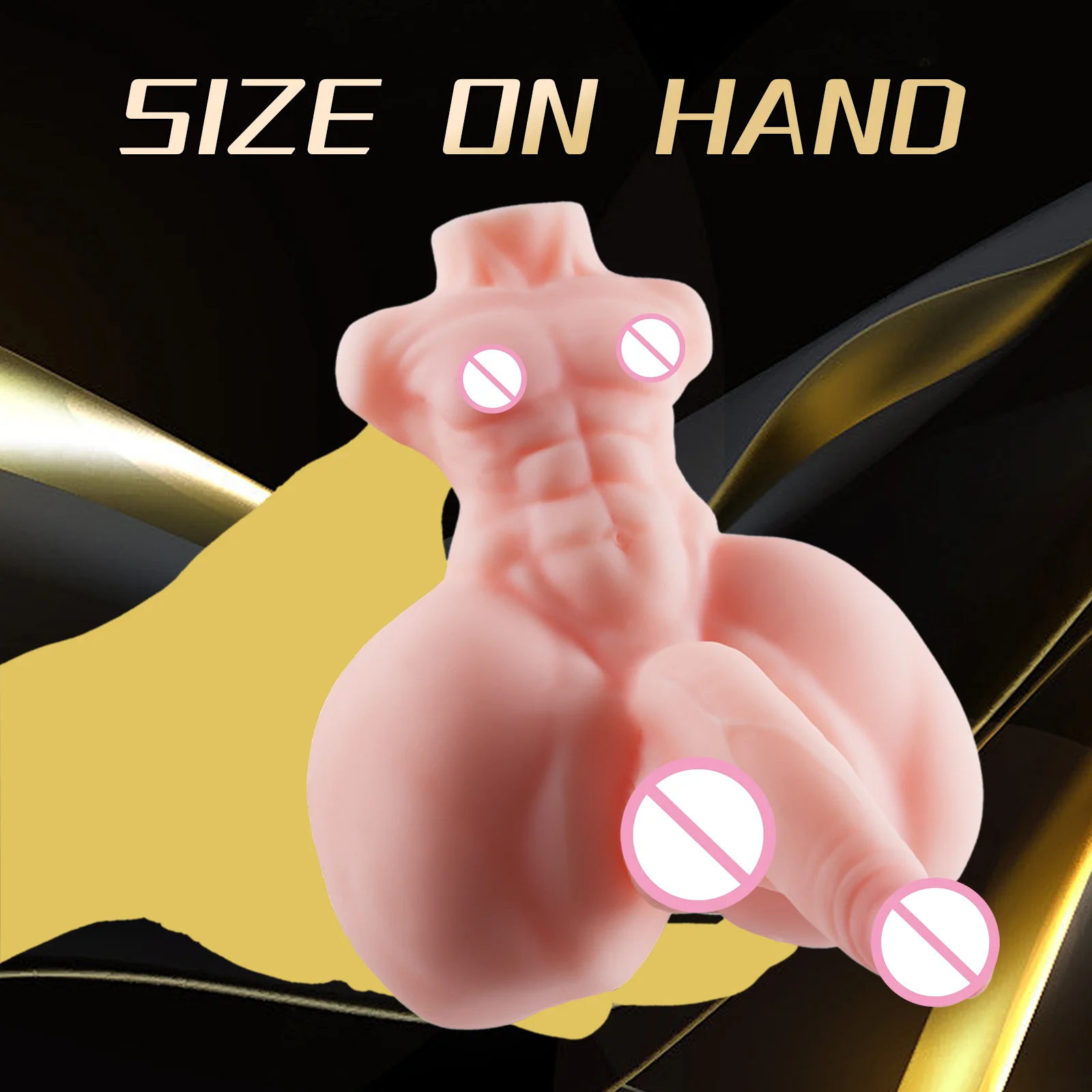 1.65lb Realistic Huge Cock Sex doll for Man Portable Male Masturbator Mini Size Sex Toy