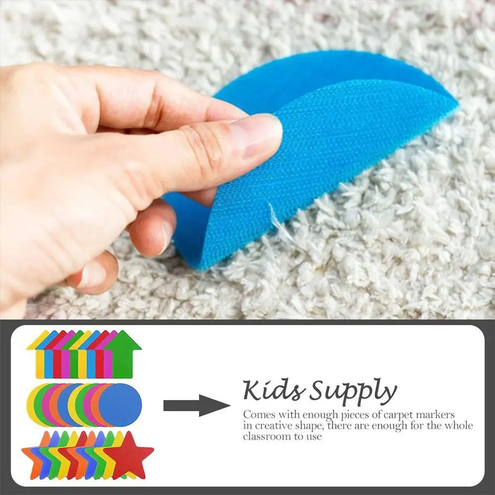

Play Preschool Kindergarten Sport Teaching Tools Dot Circles Colorful Sitting Sticker Carpet Spot Markers Sit Carpet Markers