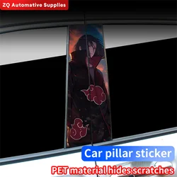 Itachi Uchiha Car Stickers Funny Auto B Pillar Waterproof Decoration DIY Cover Car Doors Pillar Sunscreen Decals Accessories