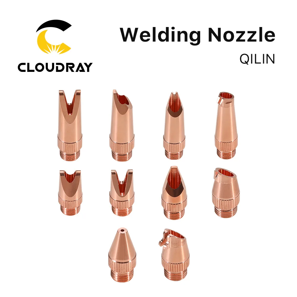 

Clouday QILIN Laser Welding Nozzle M10 Thread Diameter 11.8mm Hand-held Copper Welding Nozzles for QILIN Laser Welding Machine