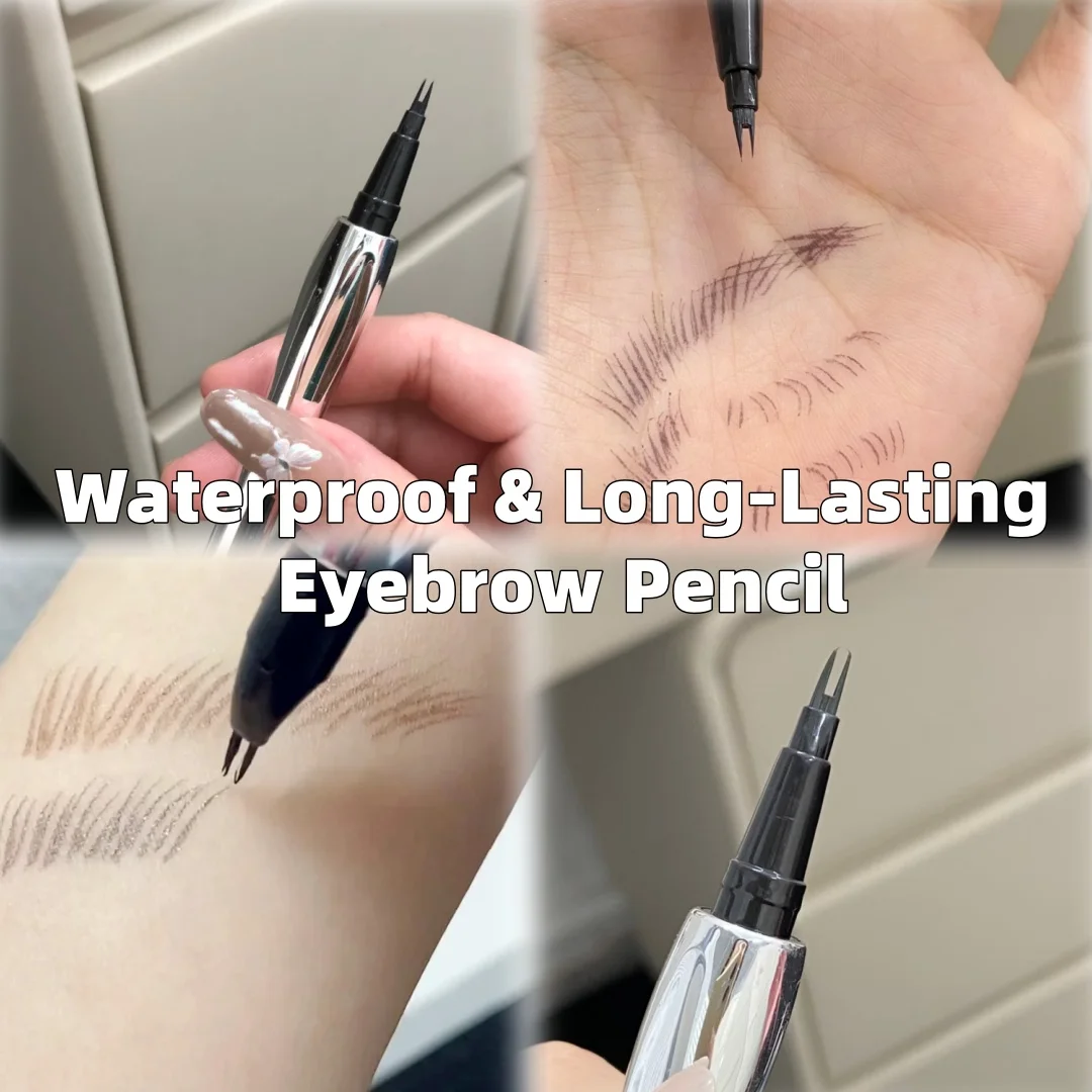 255-Eyebrow Pencil for Wild Brows (Waterproof & Sweatproof), Lower Lash Eyeliner, Smudge-Proof Brow Application