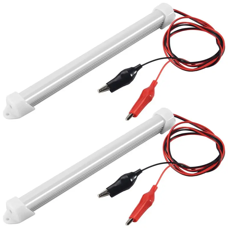 Hot Selling-2X 12V Car LED SMD Interior Light Bar Tube Strip Lamp Van Boat Caravan Motorhome Cold White,2X 12V Car LED SMD Inter