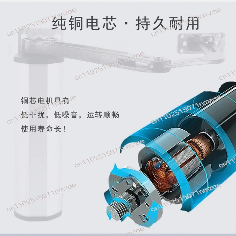 90 Degree Electric Swing Door Operator Pull Arm Opening Device Automatic Gate Door Opener Side Mounted Rainproof Metal